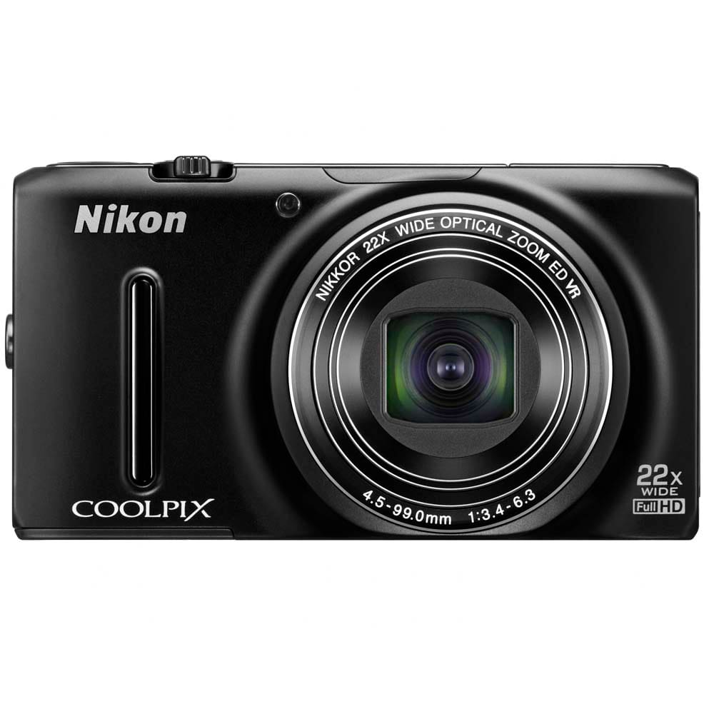 Câmera Digital Nikon Coolpix S9500 Preta | Extra