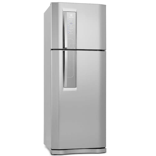 imagem-Refrigerador Electrolux DF51X Frost Free com Painel Blue Touch e Ice Twister 427L - Inox - 220v