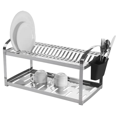 imagem-Escorredor para 20 Pratos Brinox Suprema 2099/120 em Aço Inox - ESCORREDOR PRATOS CAPAC 20 SUPREMA ACO INOX BRINOX