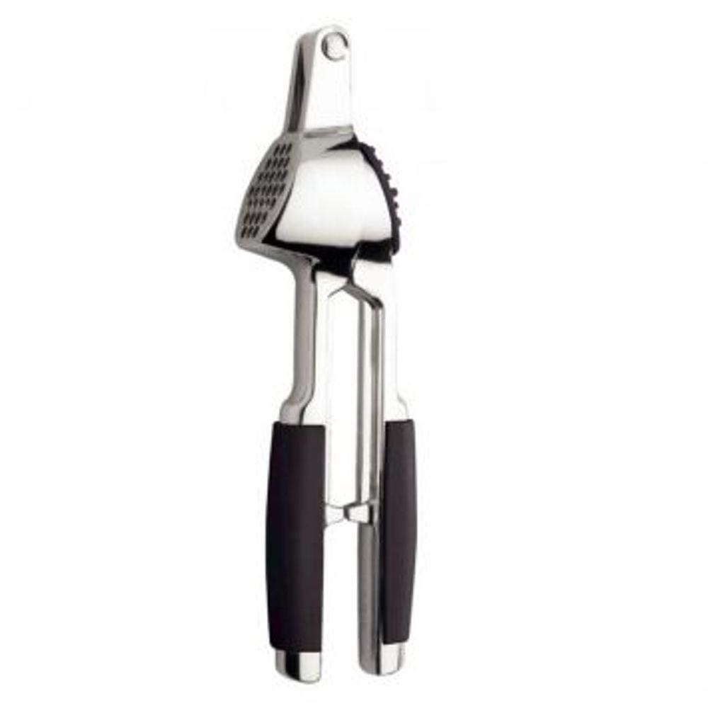 Espremedor de Alho Utilita Inox e Preto 19 cm