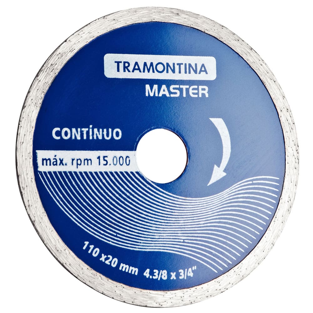 Disco de Corte Diamantado Tramontina Contínuo 4.3/8”