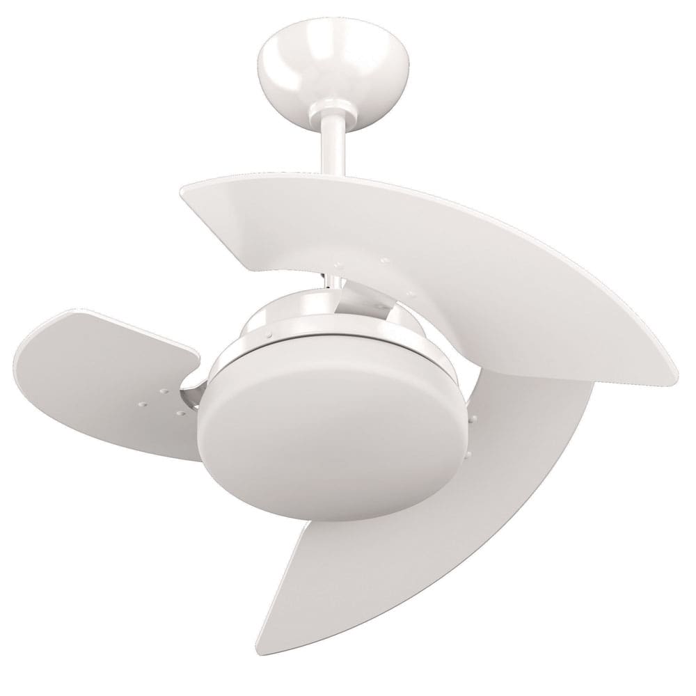 Ventilador de Teto Tron Aventador com 3 Velocidades, Lustre e Função Exaustão – Branco