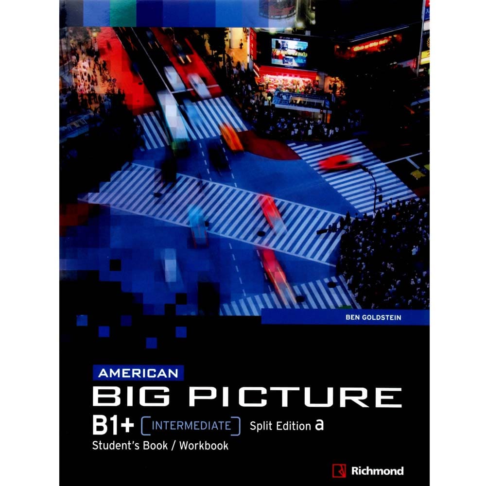 Livro + CD - American Big Picture B1: Student's Book + Workbook - Intermediate - Split Edition A - Ben Goldstein
