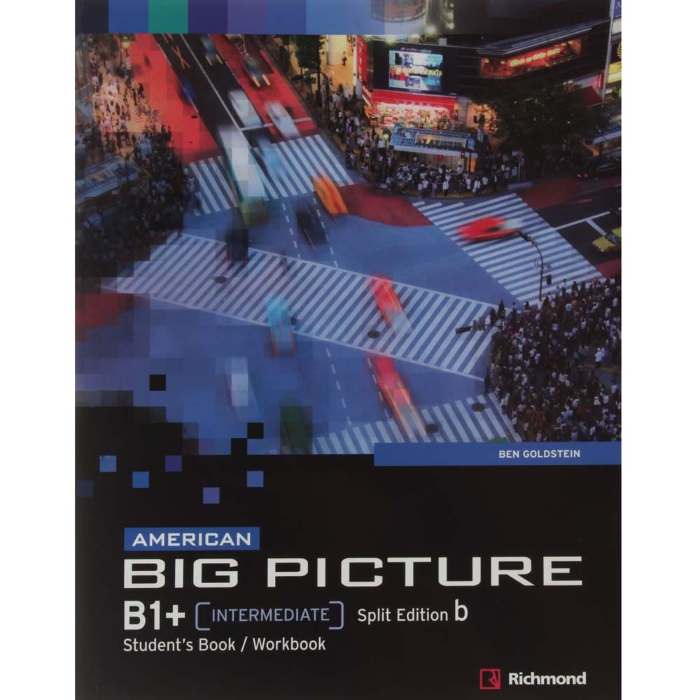 Livro + CD - American Big Picture B1: Student's Book + Workbook - Intermediate - Split Edition B - Ben Goldstein