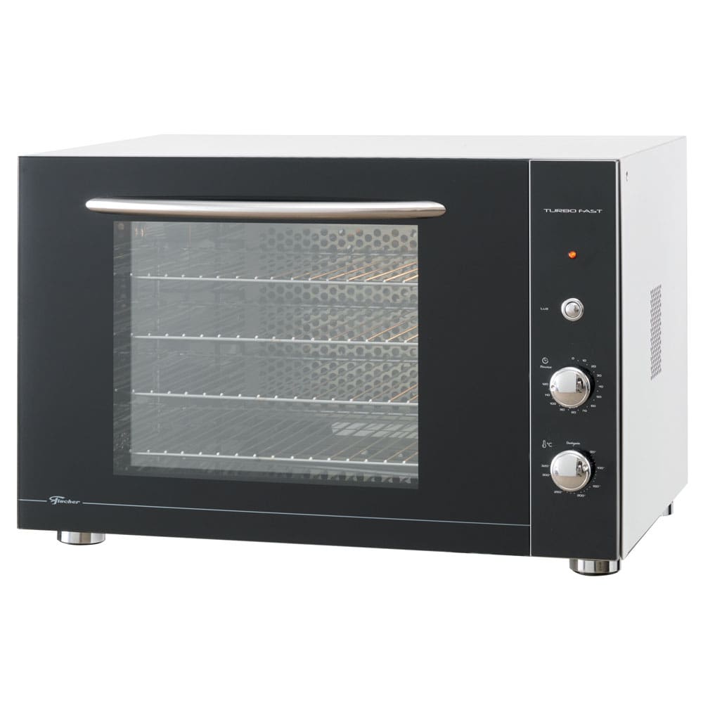 Forno Elétrico Turbo Fast Fischer com 4 grades removíveis 80 Litros 220V