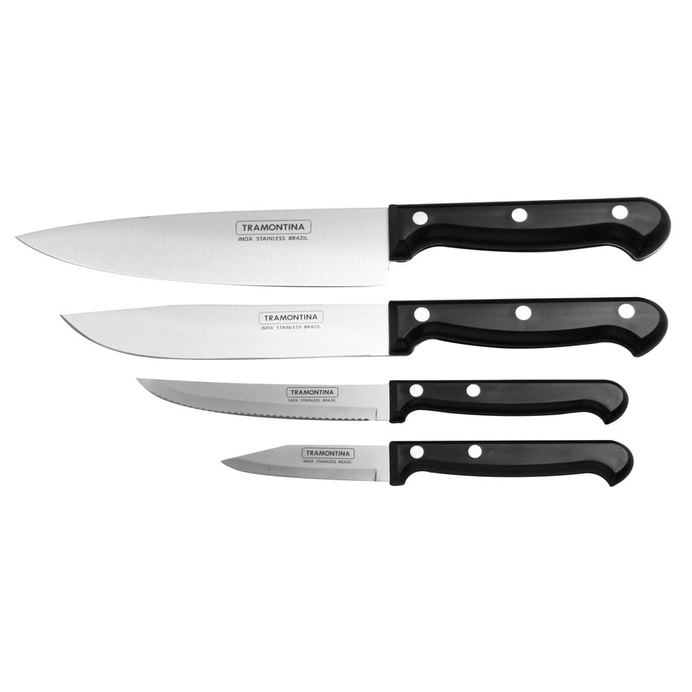 Conjunto de Facas Tramontina Ultracorte c/ 4 Peças