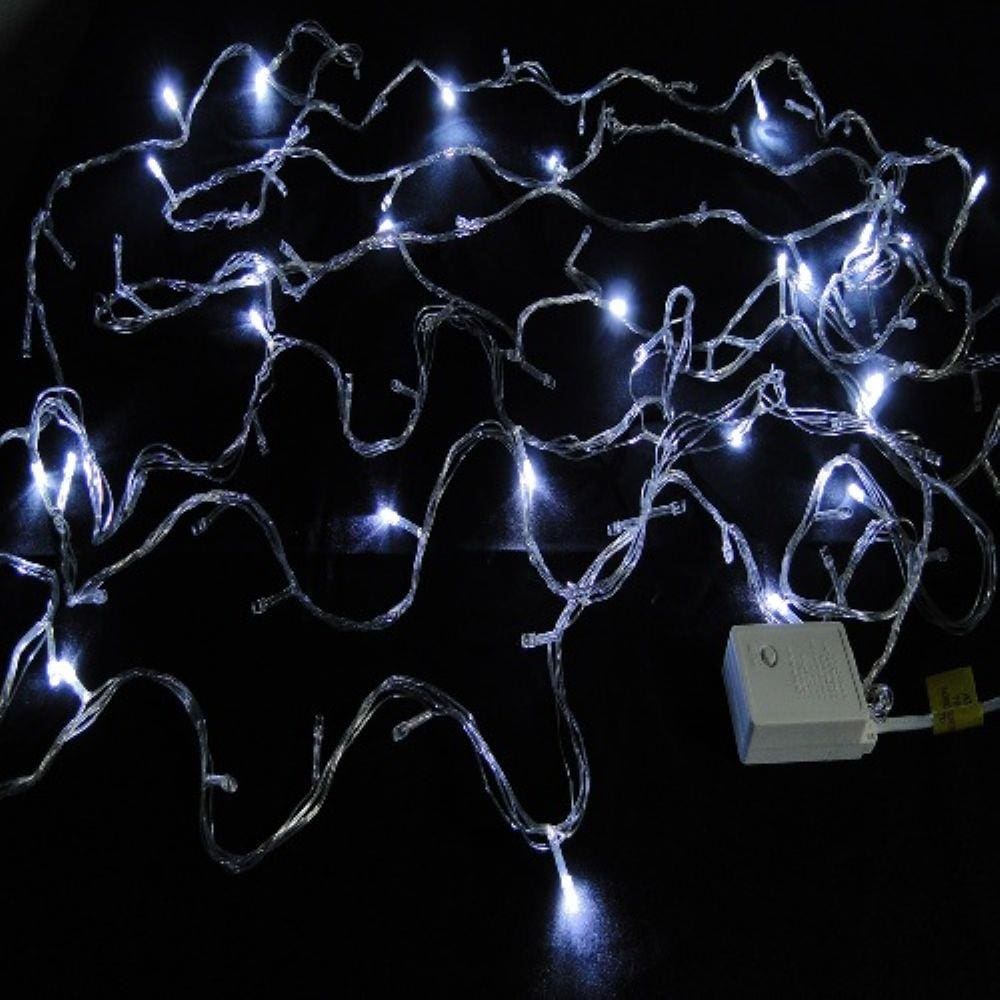 Cascata Luminosa Pisca Branca 4 Fases 100 Led Cod 1039