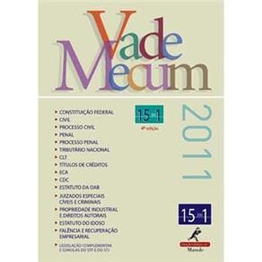 Livro - Vade Mecum 2011: 15 em 1