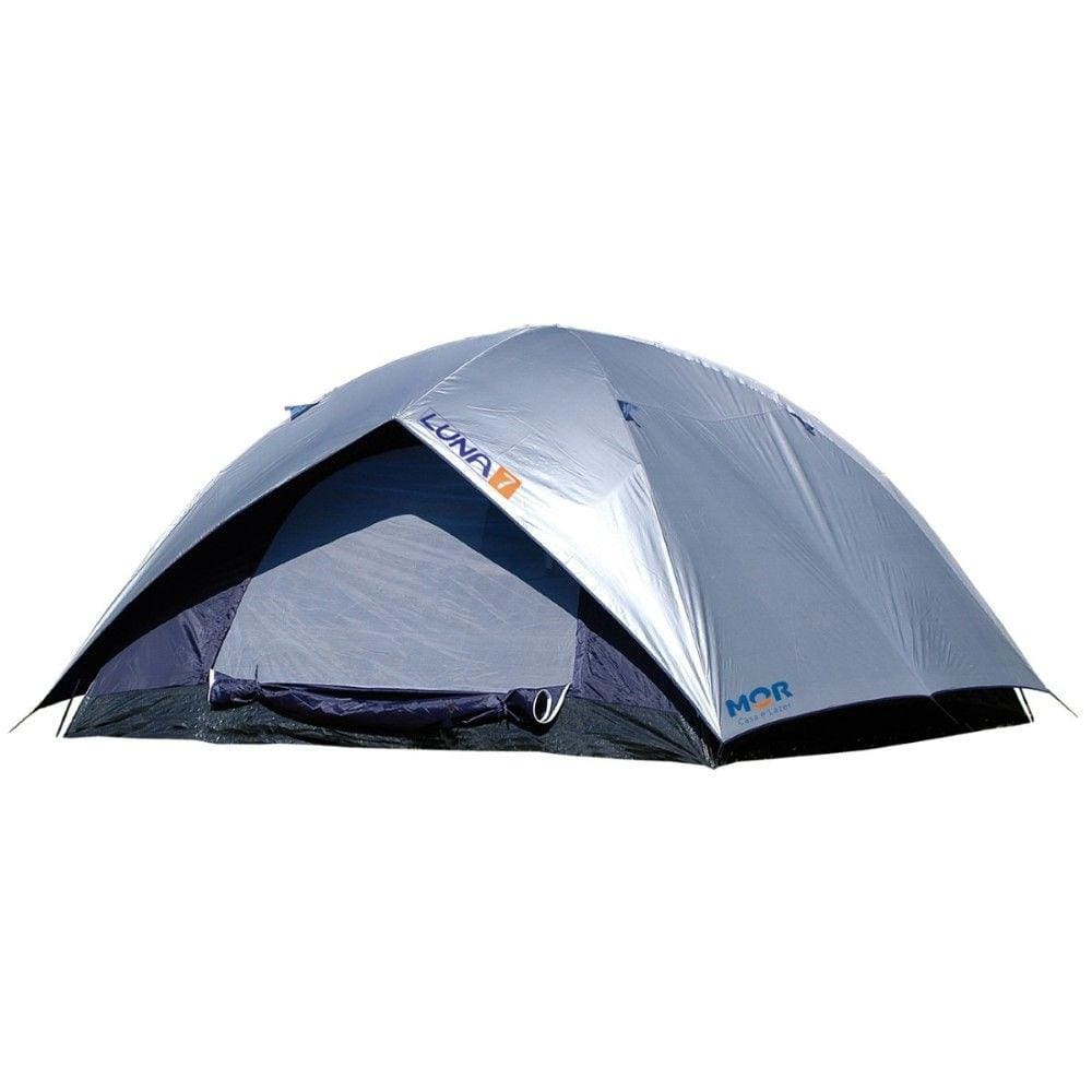 Barraca de Camping Mor Iglu Luna 7 Pessoas com Coluna D´agua de 800mm Sobreteto e Mosquiteiro - 3,00m X 3,00m X 1,80m
