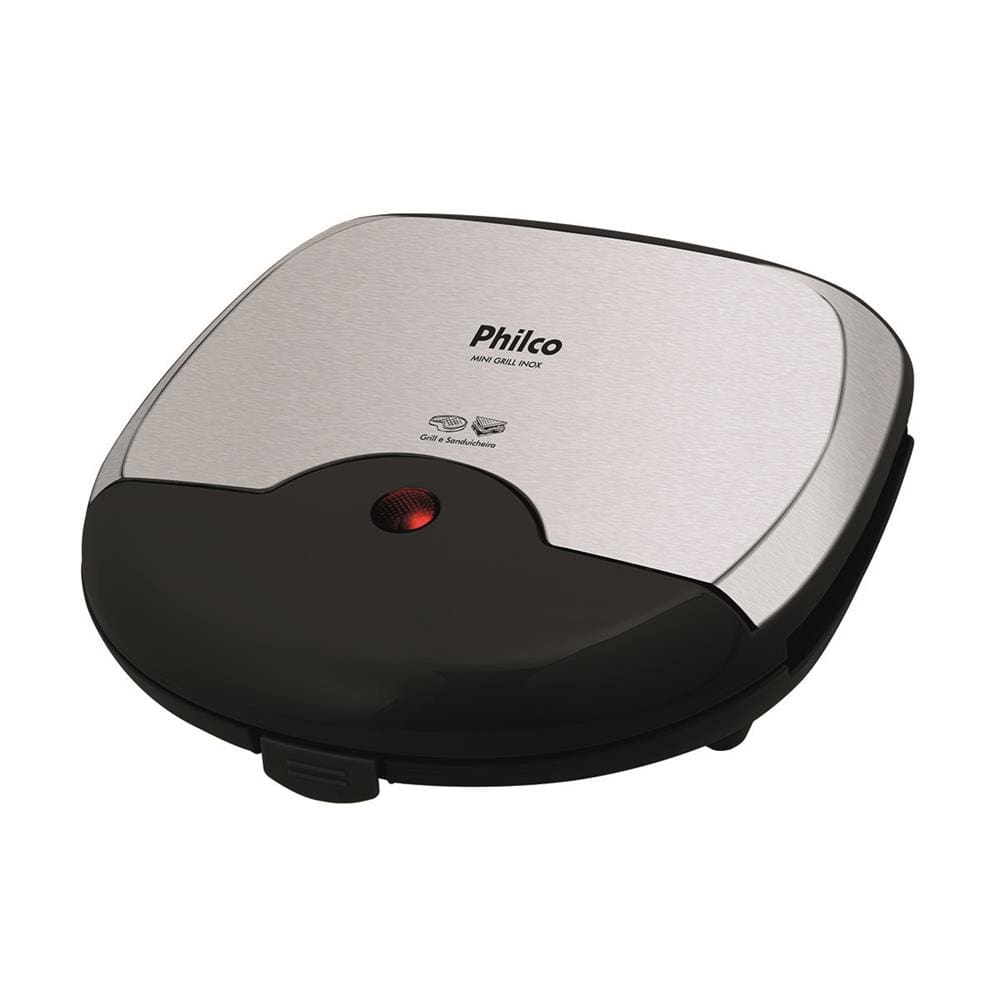 Mini Grill Philco - Inox/Preto