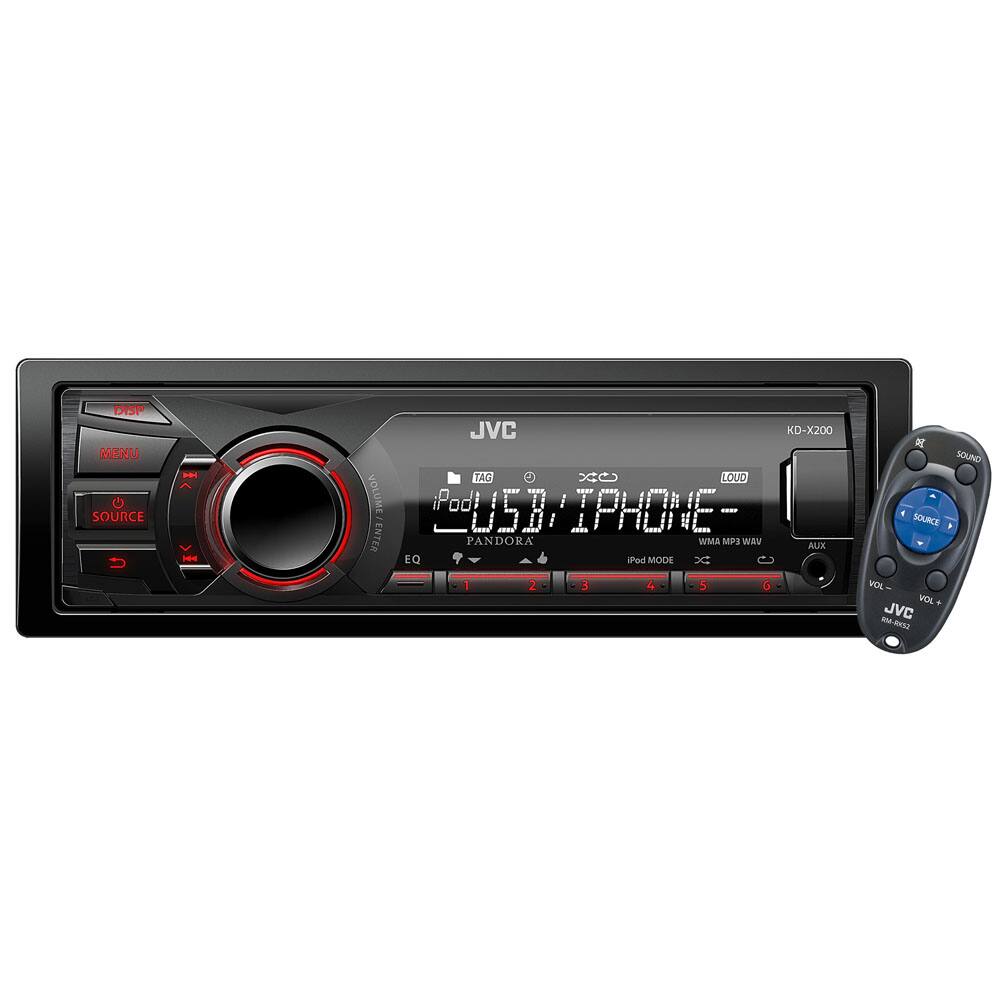 Som Automotivo JVC KD-X200 com Rádio AM/FM, | Extra