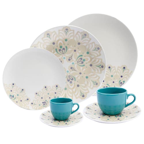 Aparelho de Jantar, Chá e Café 42 Peças Oxford Porcelanas Coup Lindy Hop em Porcelana Menor preço em Aparelho de Jantar, Chá e Café 42 Peças Oxford Porcelanas Coup Lindy Hop em Porcelana