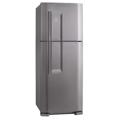 imagem-Geladeira Electrolux DC51X Cycle Defrost Duplex com Freezer Gigante 475 L - Prata - 220v