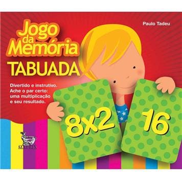 Jogo da memória da tabuada