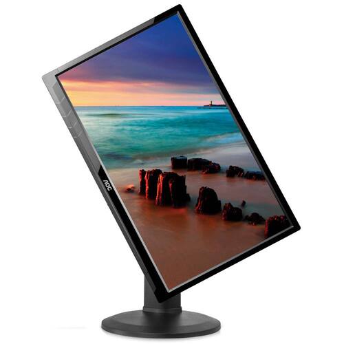 imagem-Monitor LCD LED 21.5" AOC Full HD E2223PWD Widescreen com Ajuste de Altura e Conexão DVI