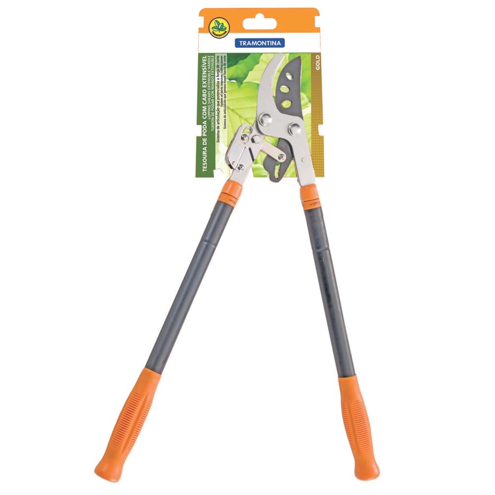 Tesourão de Poda Tramontina 78363505 Tipo Bypass com Cabo Extensível - 46,5 a 78 cm
