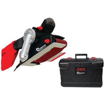 Lixadeira de Cinta Skil 7640 900W com 3 Lixas, Saco Coletor de Pó, 2 Grampos, Adaptador para Coletor de Pó e Maleta Plástica