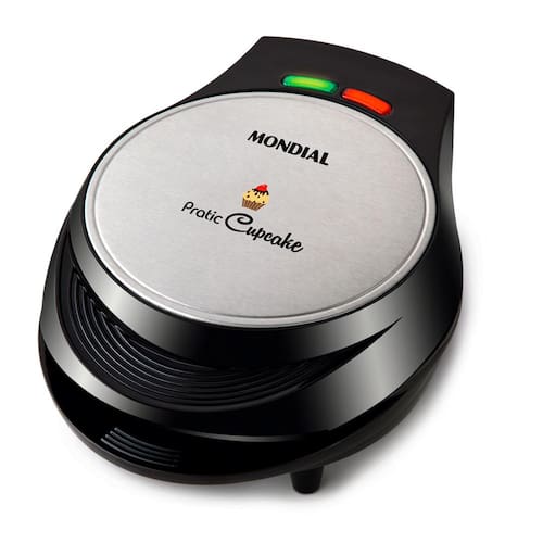 imagem-Cupcake Maker Pratic Cupcake Mondial CK-01 Prepara 7 Cupcakes com 1000W de Potência- Preta - 110V