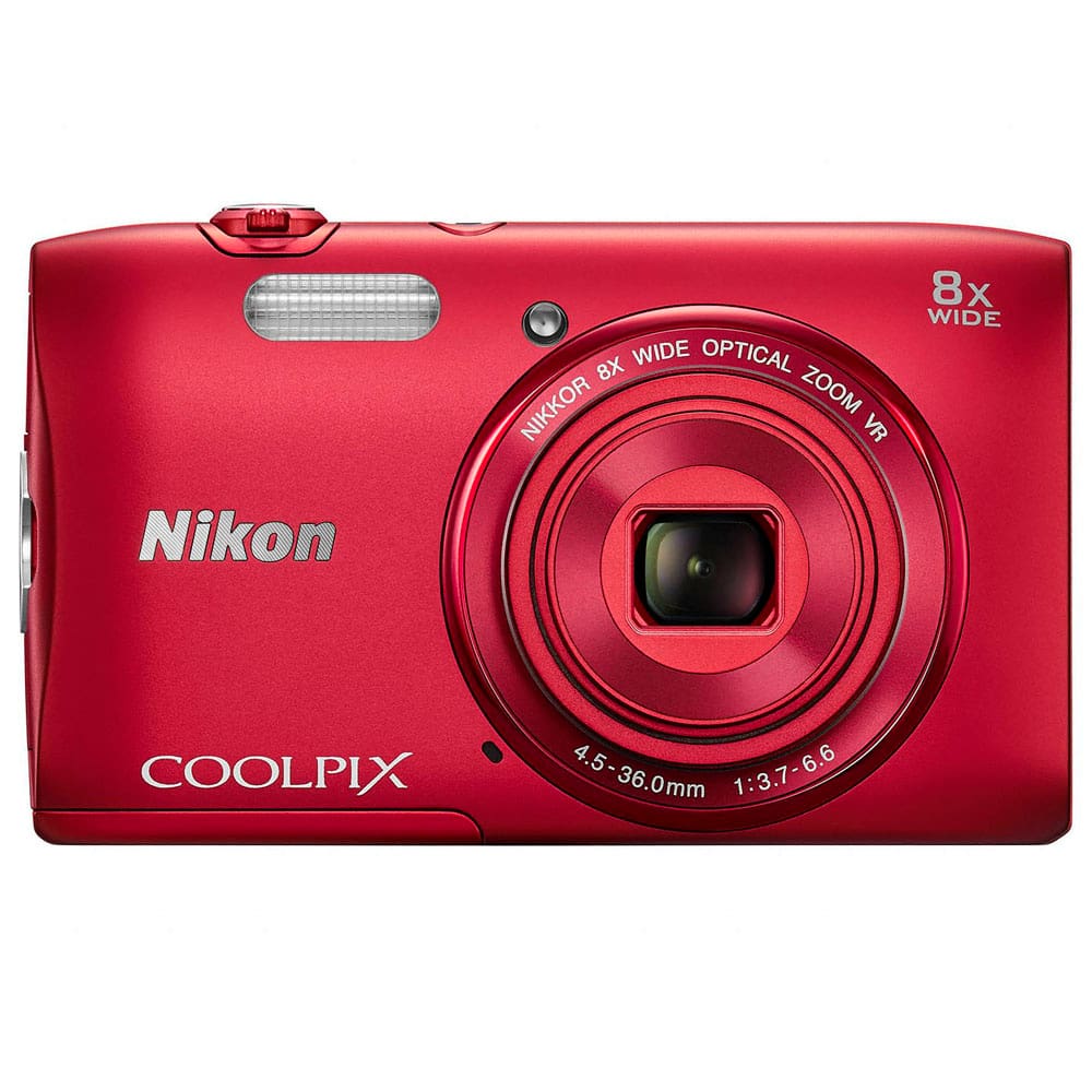 Câmera Digital Nikon Coolpix S3600 Vermelha | Extra