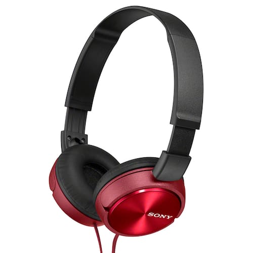 Menor preço em Fone de Ouvido Sony MDR-ZX310AP com Microfone – Vermelho