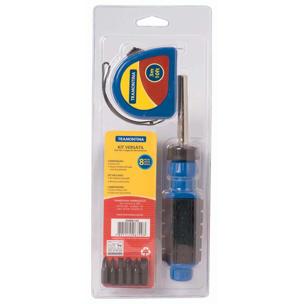 Jogo de Ferramentas Tramontina - 8 Peças