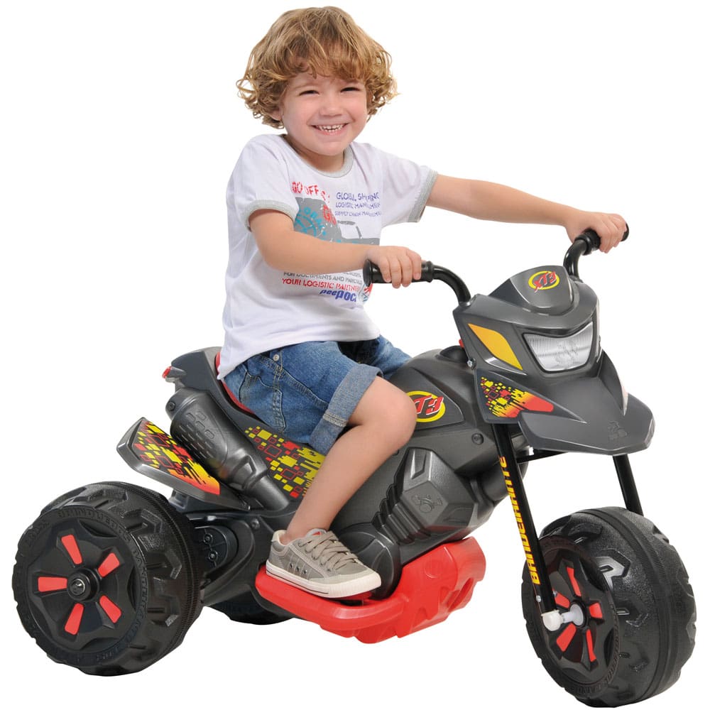 Moto Polícia Touring Elétrica Infantil Motorizado 12V - 998548 - Tapuz -  Real Brinquedos