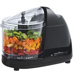 imagem-Mini Processador Britânia 2P Preto - 50W  - 110V 