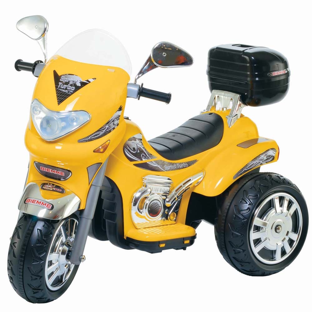 Moto Eletrica Biemme Sprint Turbo 12V Capacete Preta Girl - Maçã