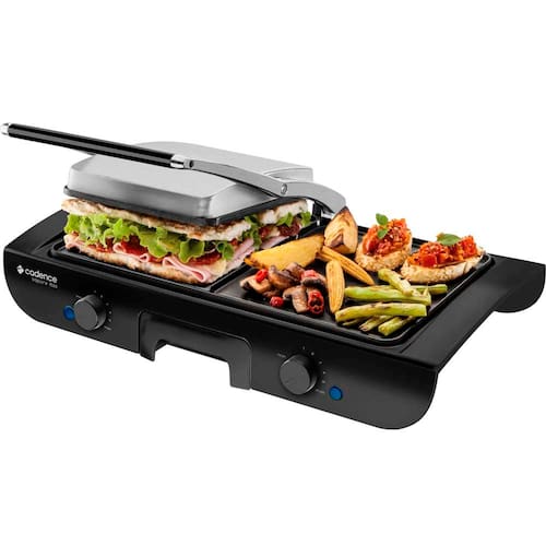 imagem-Grill Sanduicheira Cadence Sapore 1500 GRL500 - Preto - 220V