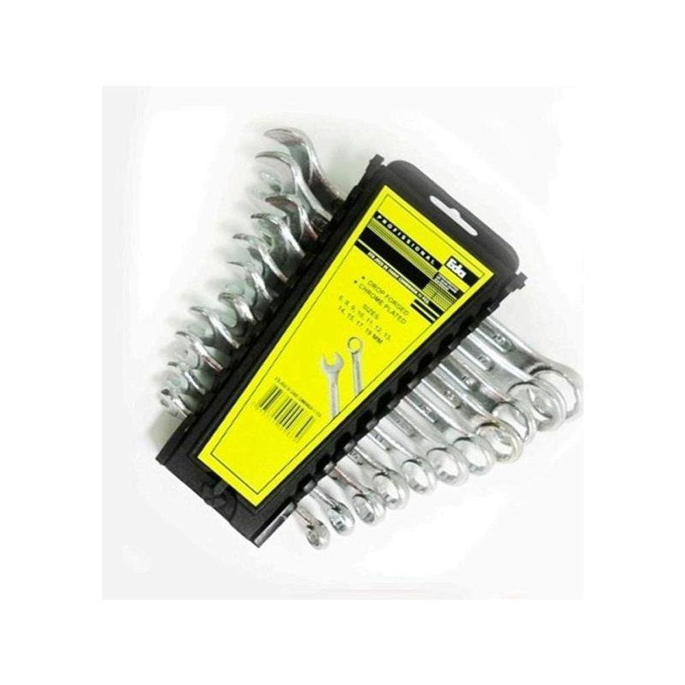 Jogo De Chave Combinada Cr-V 6 A 22 Mm Eda - 12 Peças
