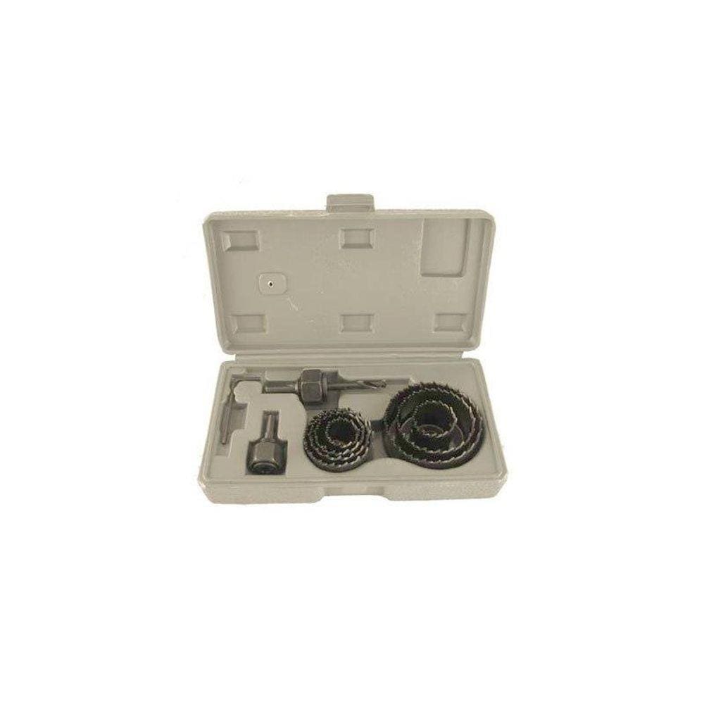Kit Serra Copo Para Madeira Eda - 11 Peças E Maleta
