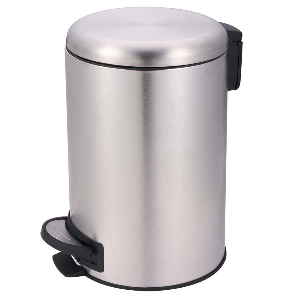 Lixeira M Mor com Pedal Safira 8228 em Aço Inox - 12 L