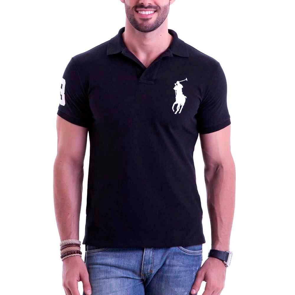 camisa polo preta ralph lauren