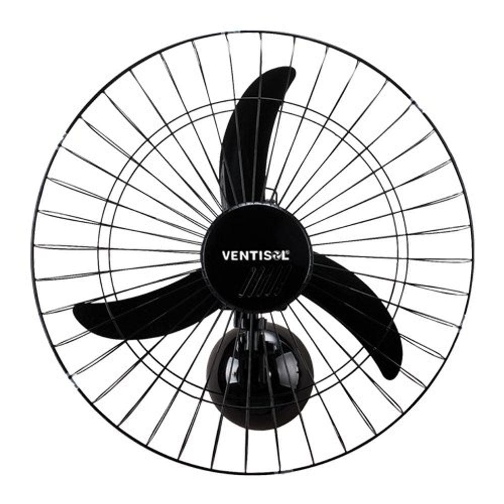 Ventilador De Parede 50cm New Premium Preto Ventisol