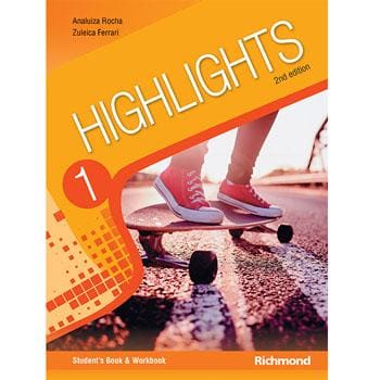 imagem-Livro - Highlights 1 - Livro do Aluno + Multirom - Zuleica Ferrari e AnaLuiza Rocha