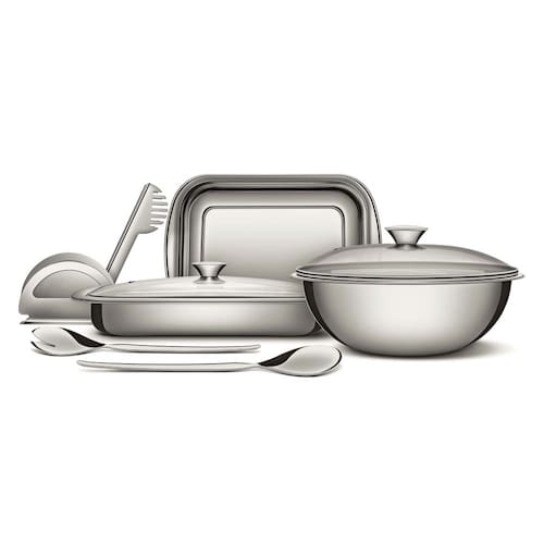 imagem-Conjunto de Baixelas Tramontina Cosmos Inox - 7 Peças