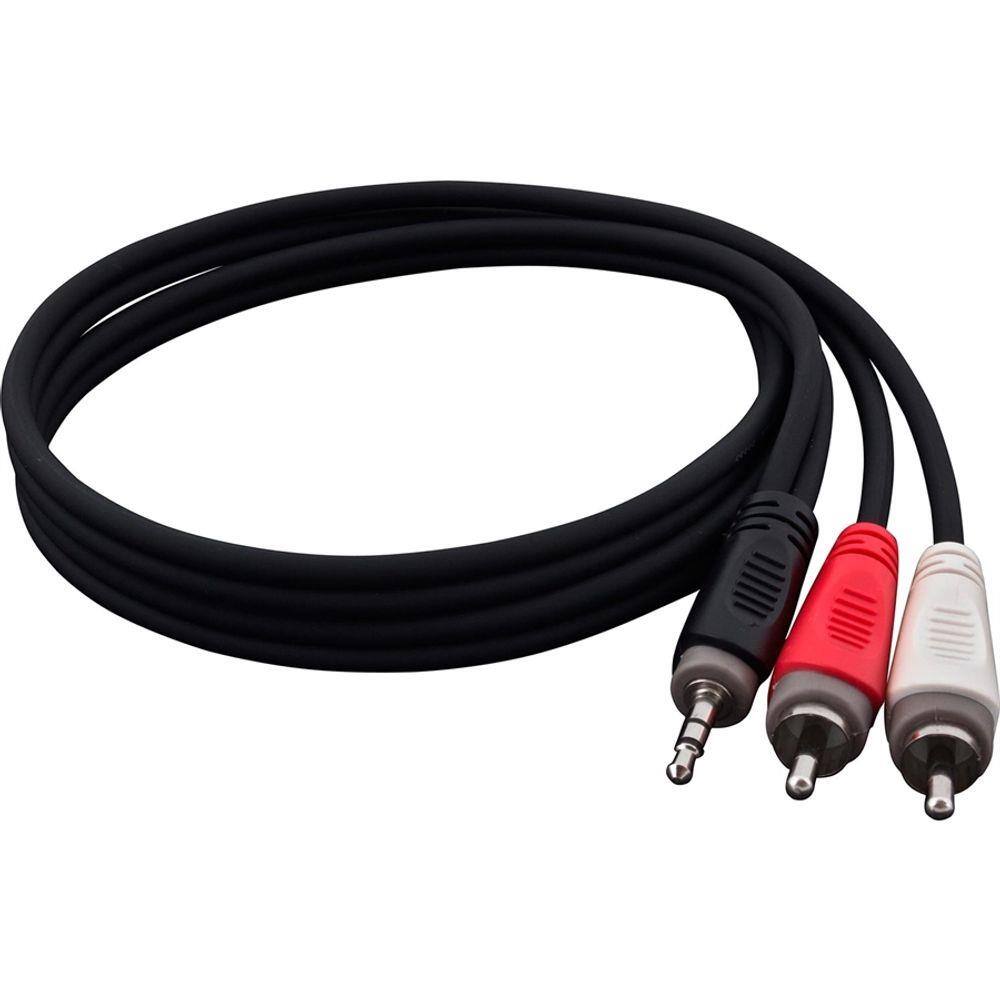Cabo de Audio e Video Linha Player P2 x RCA 3 Metros Hayonik