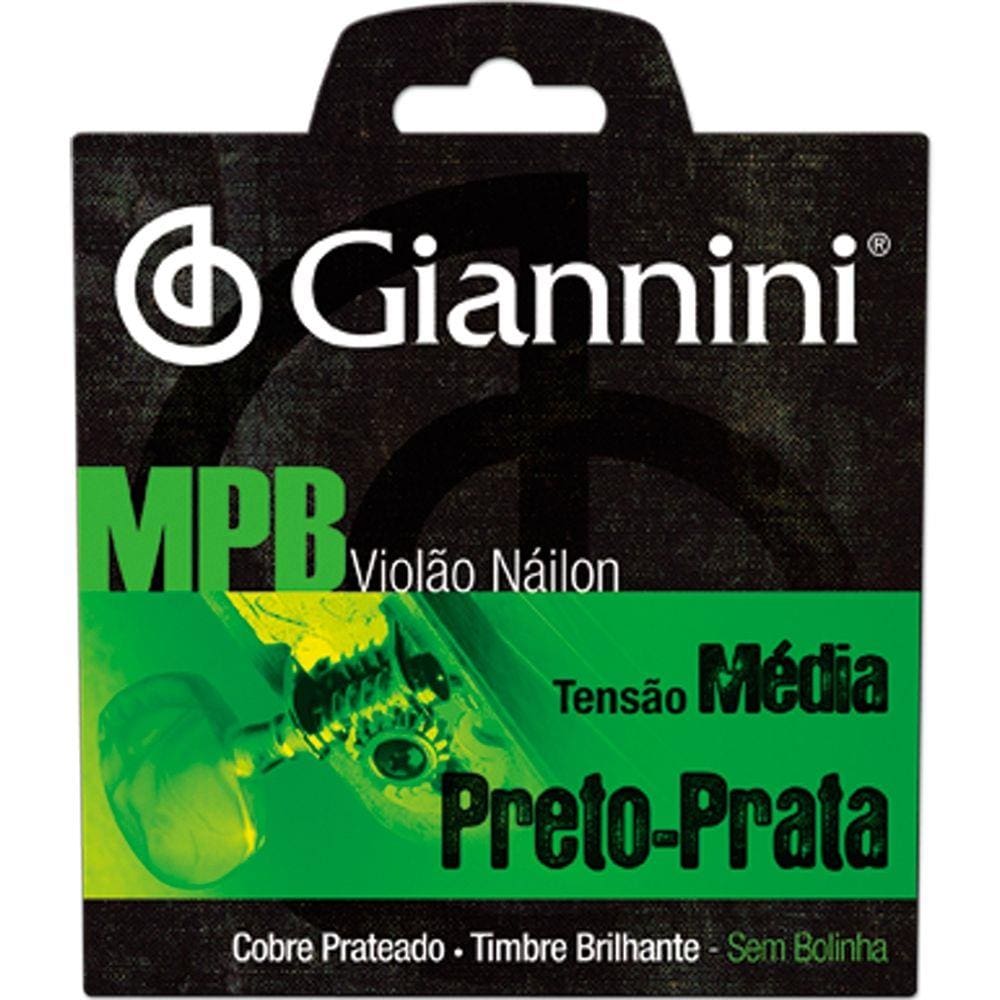 Encordoamento Para Violão GENWBS Serie MPB Nylon Medio Giannini