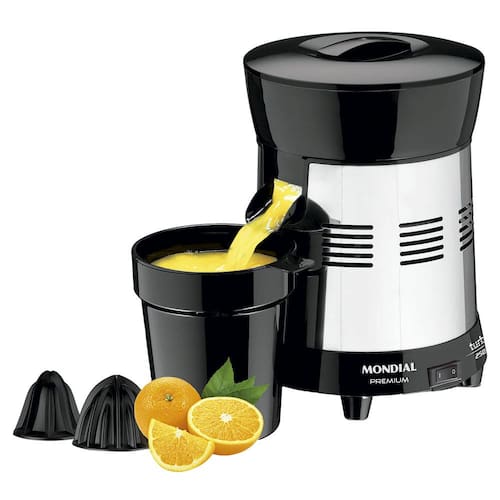 imagem-Extrator de Frutas Mondial Turbo Premium E-10 250W Bivolt - Preto