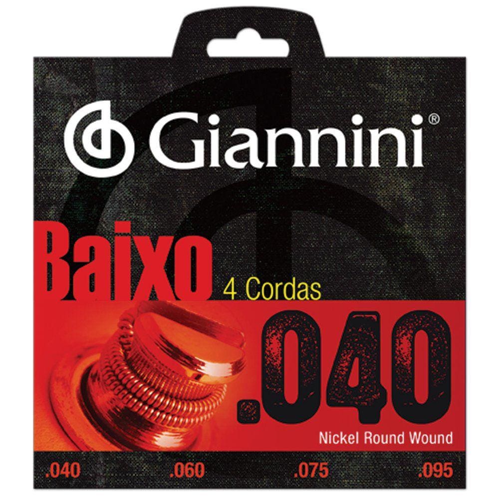 Encordoamento Para Contrabaixo Geebrl 0.40 Giannini