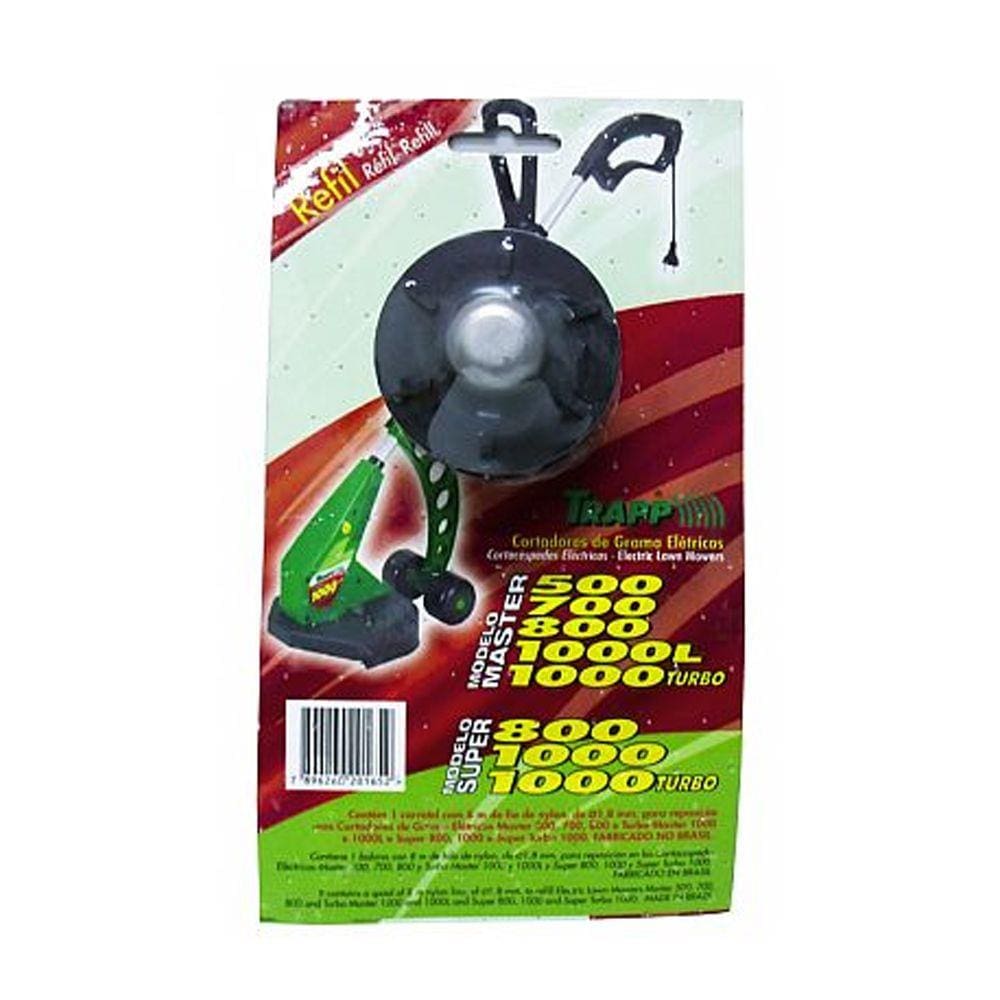 Carretel Para Aparador De Grama Trapp Modelos Master 500 / 700 / 800 / 1000L / 1000 Turbo / Super 800 / 1000 E Super 1000 Turbo