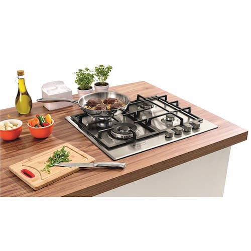 imagem-Cooktop a Gás 4 Bocas Brastemp Gourmand BDK60DRBNA Acendedor Superautomático Inox - 220v