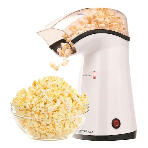 imagem-Pipoqueira Britânia Pop Time PIP B-02 - Branco - 220V