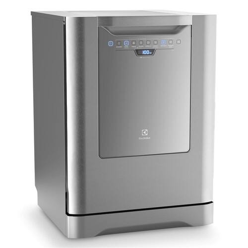 imagem-Lava-Louças Electrolux LI14X 14 Serviços com Painel Blue Touch - Inox - 220V