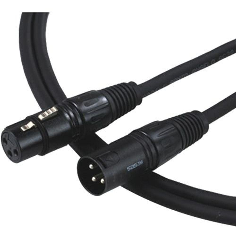 Cabo para microfone stereo 0,20mm XLR fêmea x XLR macho ninja LW 3,05m Santo Angelo