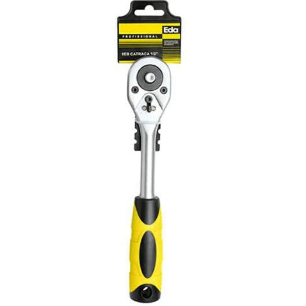 Chave de Catraca 3/8" 24 Dentes Cabo Emborrachado 9EA EDA