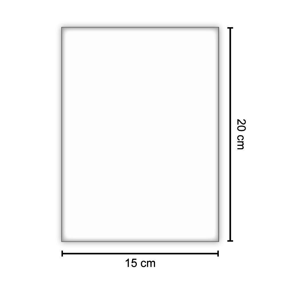 Saco de Plástico 15 x 20cm com 0,06 micras de espessura com 1 Kilo