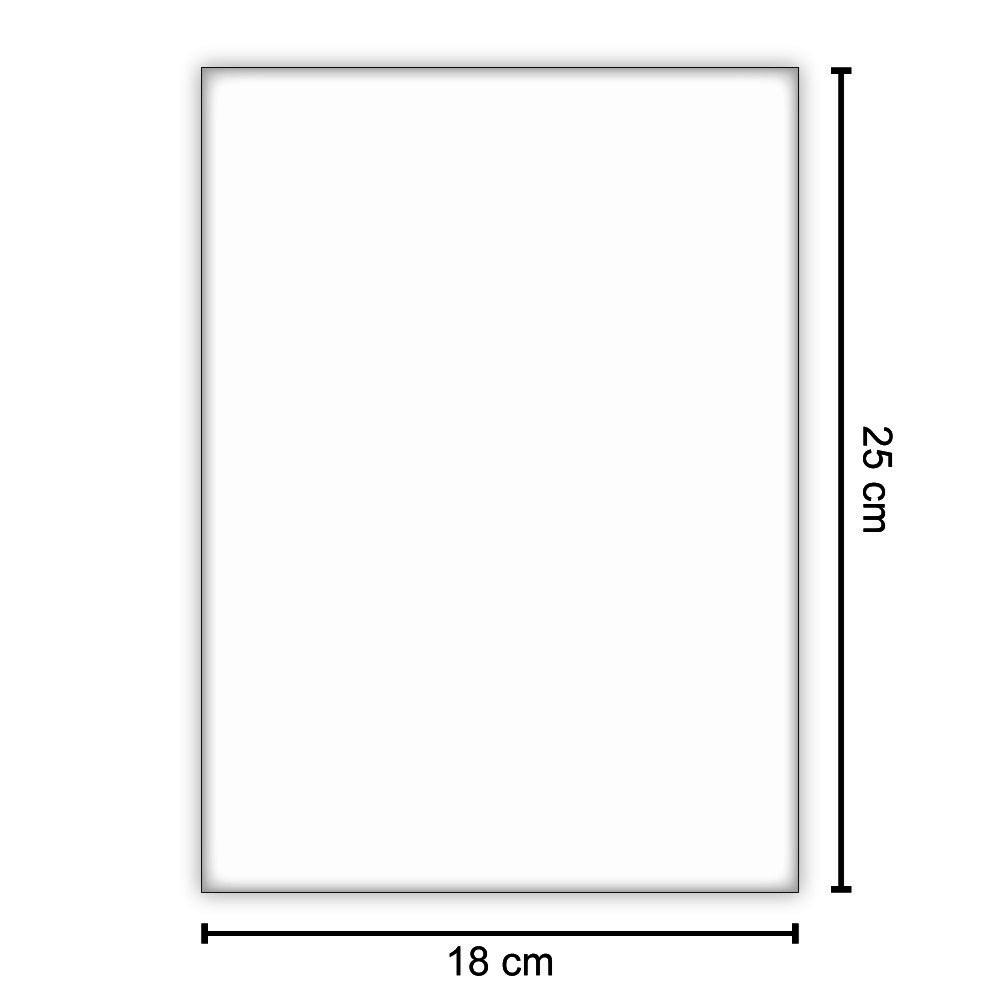 Saco de Plástico 18 x 25cm com 0,06 micras de espessura com 1 Kilo
