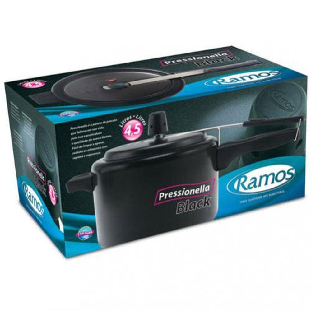 Panela De Pressao Antiaderente Pressionella 4,5 Litros Ramos