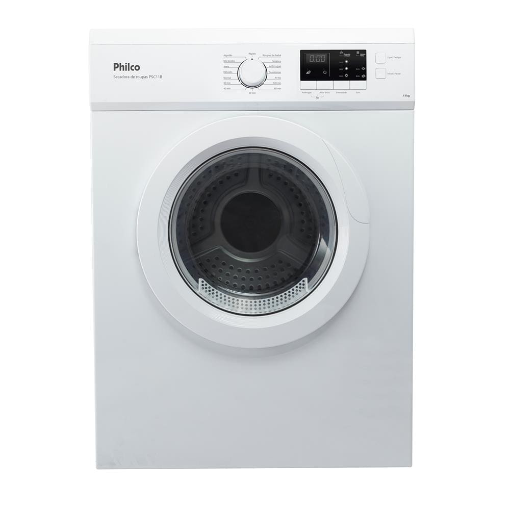 Secadora de Roupas 11kg Philco PSC11B Display Digital 16 Programas Branca